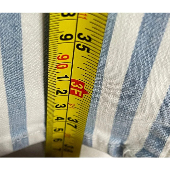 Universal Thread Womens Button Fly High Rise Skinny Jeans Blue Stripes Sz 2/26R - Picture 6 of 12